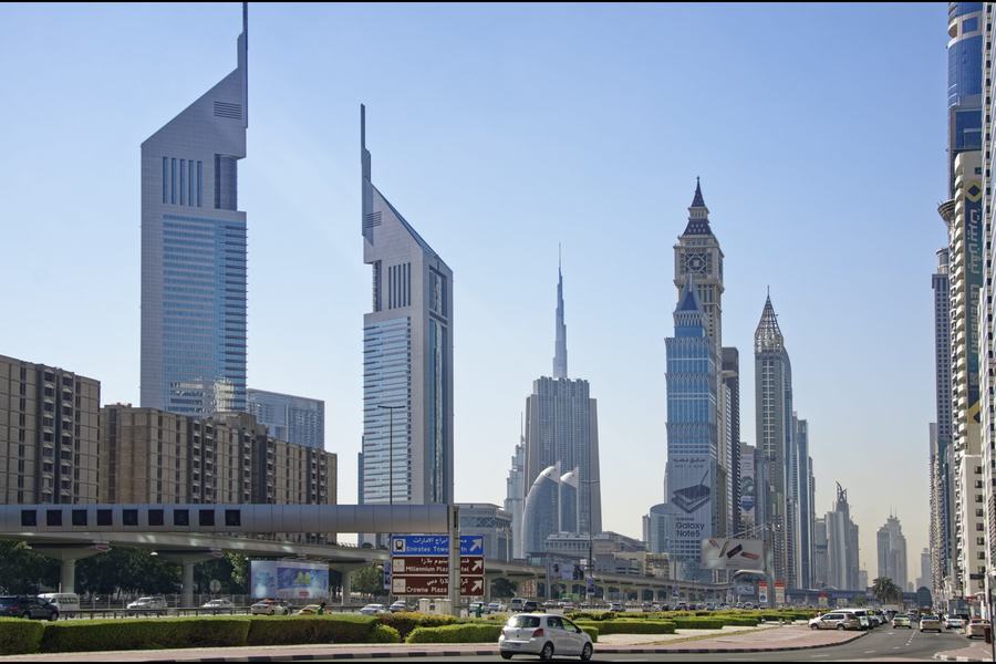 Sheikh Zayed Road towers, Dubai