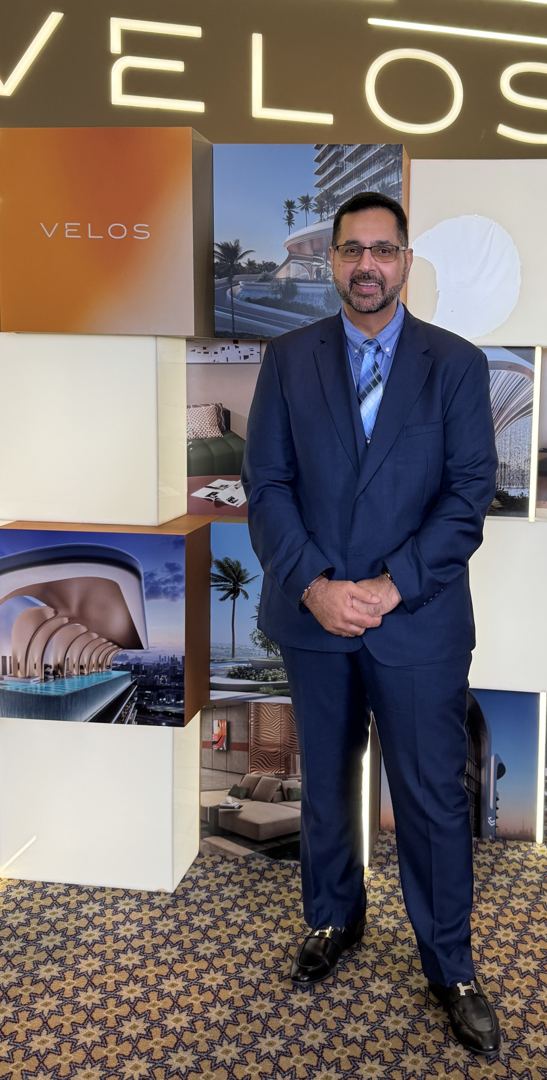 Dr Deepak Songra at a Dubai developer launch